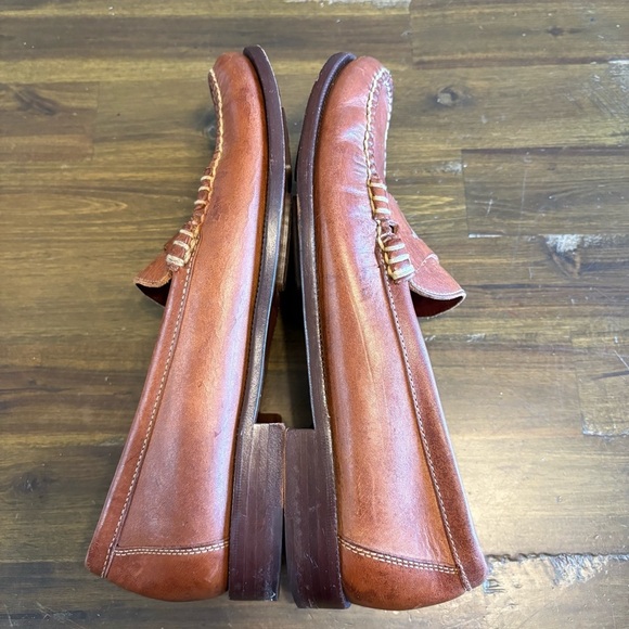 Cole Haan Mens Loafer Dress Shoes Penny Slip On Brown Leather 9 Brazil Stitching main image 6